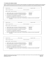 Formulario HS-2912SP Solicitud De Servicios De Manutencion Infantil - Tennessee (Spanish), Page 8