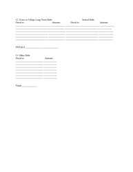 Vermont Municipal Equipment Loan Fund Application Form - Vermont, Page 2