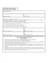 Fundraising Service Contract Registration - Washington, Page 2