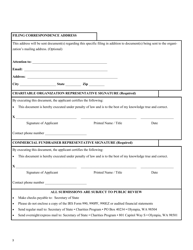 Fundraising Service Contract Registration - Washington, Page 3