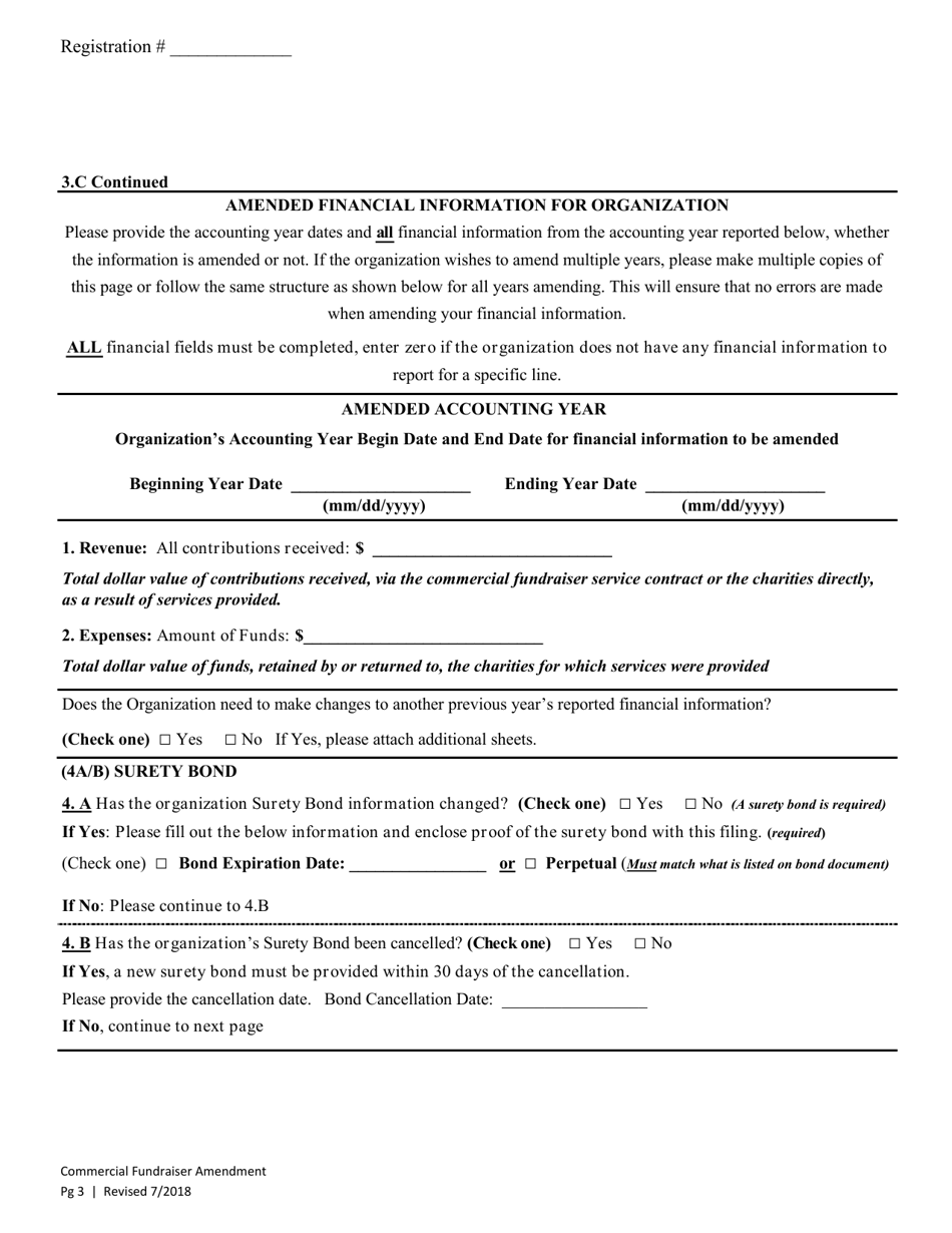 Commercial Fundraiser Amendment - Washington, Page 5