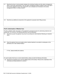 Form F207-176-000 Self-insurance Certification Questionnaire - Washington, Page 2
