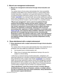 DOH Form 683-053 Declaration of Completed Statutory Requirements for Wound Care Management and Sharp Debridement Endorsements - Washington, Page 2