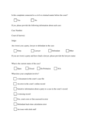 District Clerk Request for Review Form - Dallas County, Texas, Page 2
