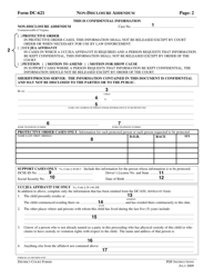 Instructions for Form DC-621 Non-disclosure Addendum - Virginia, Page 2