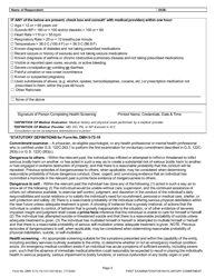 Form DMH5-72-19 First Examination for Involuntary Commitment - North Carolina, Page 3