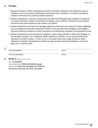 Planilla De Asistencia Hipotecaria Por Covid-19 - Georgia (United States) (Spanish), Page 3