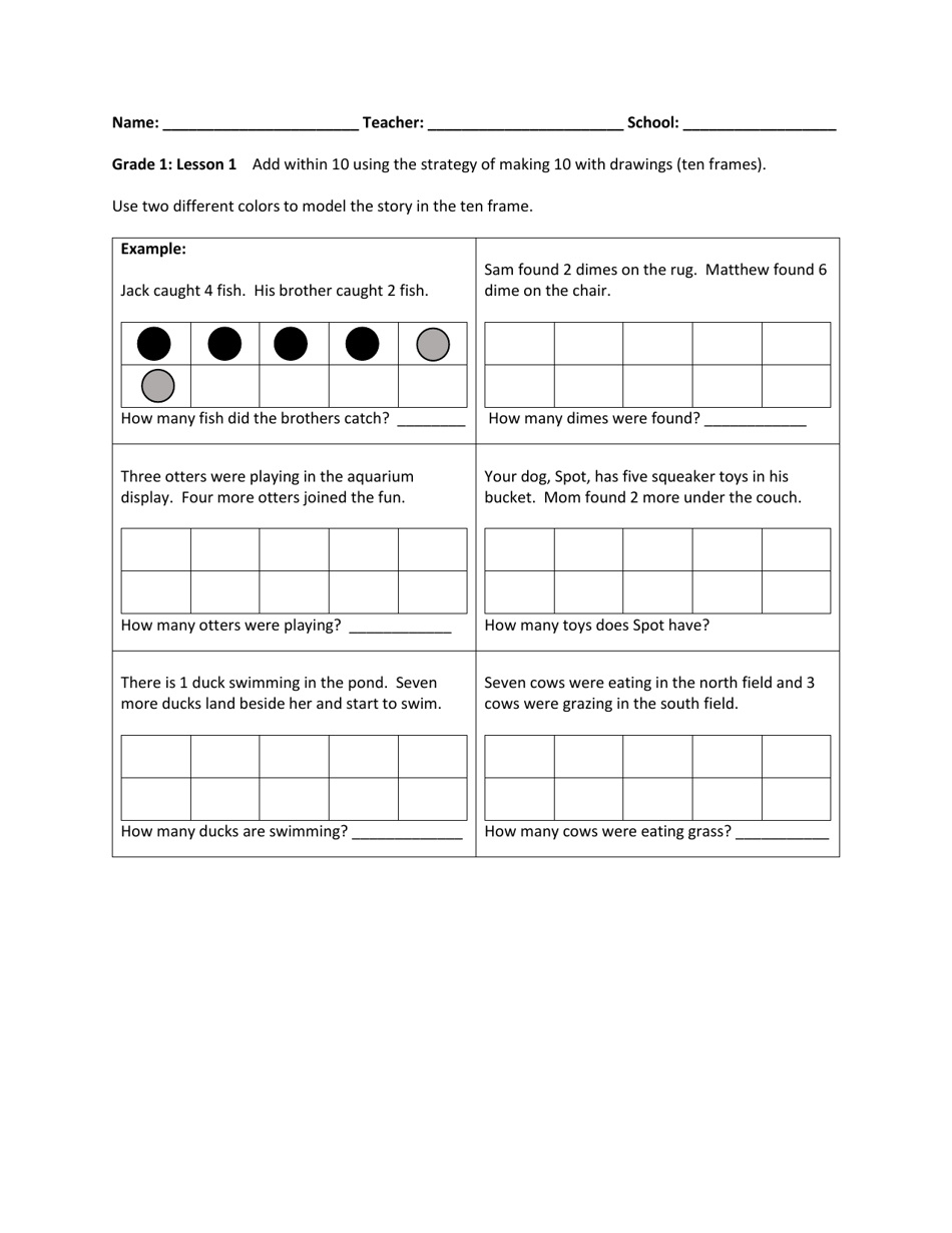 math-grade-1-student-packet-1-5-download-printable-pdf-templateroller