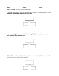 Math Grade 1: Student Packet 1-5, Page 4