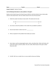 Math Grade 4 - Student Packet 6-10 - Tennessee, Page 3