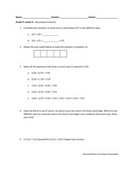 Math Grade 4 - Student Packet 6-10 - Tennessee, Page 4