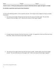 Math Grade 8 - Student Packet 1-5 - Tennessee, Page 5
