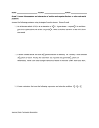 Math Grade 7 - Student Packet 6-10 - Tennessee, Page 4