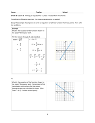 Math Grade 8 - Student Packet 6-10 - Tennessee, Page 6