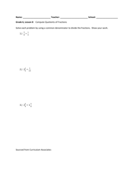 Math Grade 6 - Student Packet 6-10 - Tennessee, Page 3