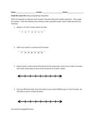 Math Grade 6 - Student Packet 1-5 - Tennessee, Page 5