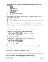 DOH Form 422-068 Attending Physician&#039;s After Death Reporting Form - Washington, Page 2