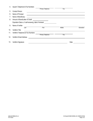 Form A492-0517BNDLOC Condominium Bond/Letter of Credit Verification Form Date Fee Trans Code - Virginia, Page 2
