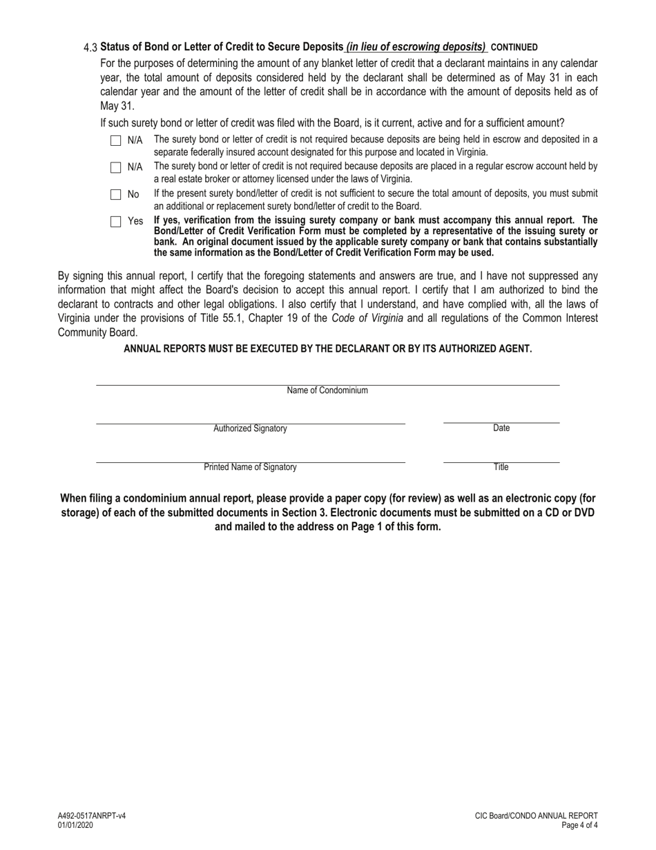 Form A492-0517ANRPT - Fill Out, Sign Online and Download Fillable PDF ...