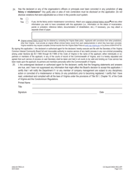 Form A492-0517REG Condominium Registration Application - Virginia, Page 4
