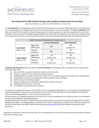 Document preview: Form CDD-0304 (CF1R-ALT-05-E) Certificate of Compliance for Reroofs - City of Sacramento, California