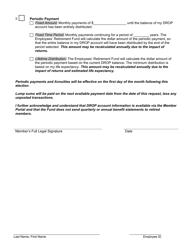 Distribution Payment Selection - Deferred Retirement Option Program (Drop) - City of Fort Worth, Texas, Page 2
