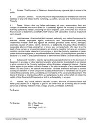 Covenant of Easement for Protection of Environmentally Sensitive Lands That Do Not Include Sensitive Biological Resources - City of San Diego, California, Page 5