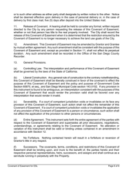 Covenant of Easement for Protection of Environmentally Sensitive Lands That Do Not Include Sensitive Biological Resources - City of San Diego, California, Page 6