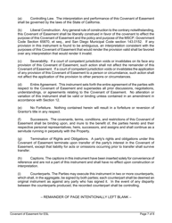 Covenant of Easement for Protection of Environmentally Sensitive Lands Within the Multiple Species Conservation Program Multihabitat Planning Area and Other Environmentally Sensitive Lands - City of San Diego, California, Page 7