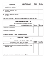 DOH Form 670-147 Substance Use Disorder Professional Enhancement Plan (Ep) - Washington, Page 5