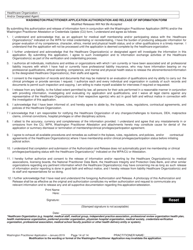 Form F245-411-000 Washington Practitioner Application - Washington, Page 14