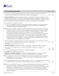 DOH Form 669-395 Arnp Prescriptive Authority Application for Already Licensed Arnp&#039;s - Washington, Page 4