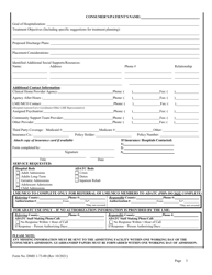 Form DMH1-73-00 Regional Referral Form for Admission to a State Psychiatric Hospital or Adatc - North Carolina, Page 3