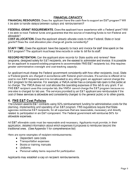 Request for Applications - Food and Nutrition Services - Employment and Training Program - North Carolina, Page 10