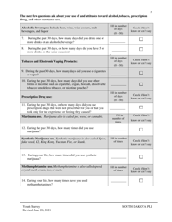 Participant Level Instrument - South Dakota, Page 3