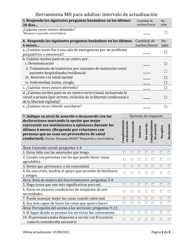 Herramienta De Resultados De Salud Mental Para Adultos - Actualizacion - South Dakota (Spanish), Page 2