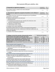Herramienta De Resultados De Salud Mental Para Adultos - Alta - South Dakota (Spanish), Page 2