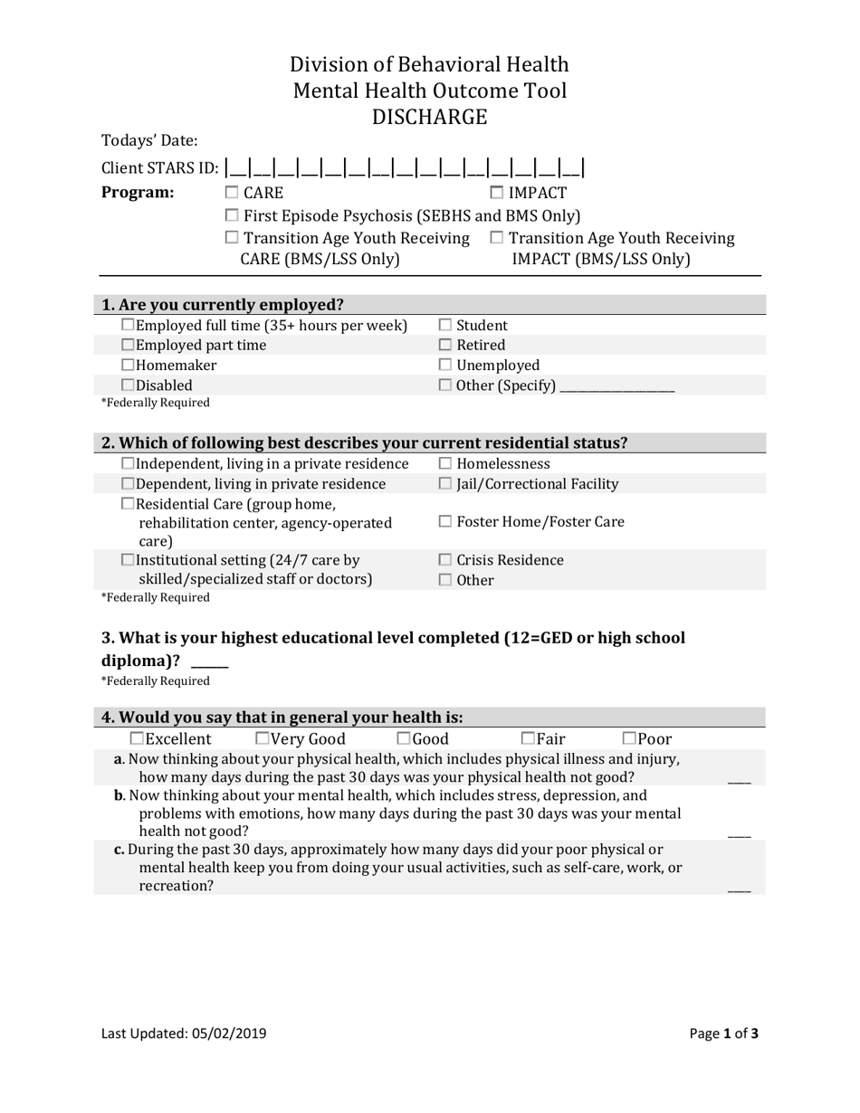 Severe Mental Illness Criteria