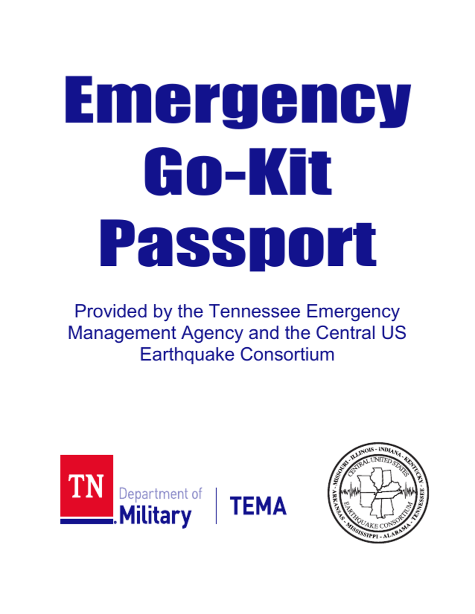 Tennessee Emergency Go-Kit Passport - Fill Out, Sign Online and ...