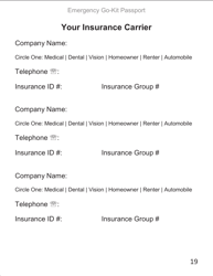 Emergency Go-Kit Passport - Tennessee, Page 20