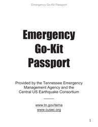 Emergency Go-Kit Passport - Tennessee, Page 2