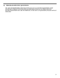 Government Performance and Results Act (Gpra) Client Outcome Measures for Discretionary Programs, Page 29