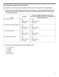 Government Performance and Results Act (Gpra) Client Outcome Measures for Discretionary Programs, Page 38