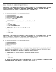 Government Performance and Results Act (Gpra) Client Outcome Measures for Discretionary Programs, Page 40