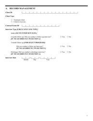 Government Performance and Results Act (Gpra) Client Outcome Measures for Discretionary Programs, Page 5