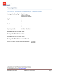 Trading Partner Registration Worksheet - Tennessee, Page 4
