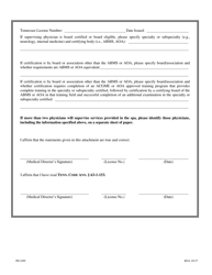 Form PH4289 Application for Registration of Medical Spa - Tennessee, Page 5