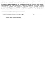 Application for Emergency Medical Services Medical Directors Professional Liability - Tennessee, Page 4