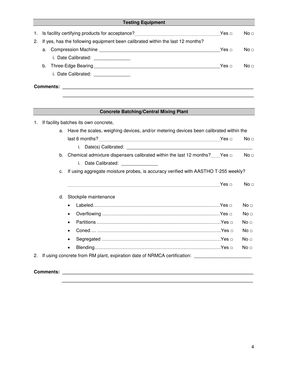 Tennessee Precast Inspection Checklist - Fill Out, Sign Online and ...