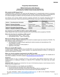 Form DWC064 Medical Interlocutory Order Request - Texas, Page 2